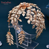 HP510 Wedding Tiara Bridal Crown Woman Headband Hair Accessories Bride Headpiece Pageant Headwear Hair Ornaments