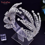 HP501 Bridal Hair Accessories Rhinestone Headband for Wedding Head Jewelry Bride Headwear Pageant Diadem Headpiece