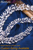 HP434 Bridal Headband Rhinestone Women Headwear Bride Crowns Tiaras Wedding Hair Accessories Pageant Party Headdress