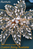 HP438 Shiny Rhinestone Bridal Headpiece Women Headdress Wedding Hair Accessories Jewelry Bride Head Piece for Party