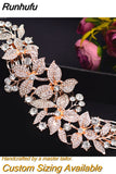 Alloy Rhinestone Headband Wedding Head Piece Flower Bridal Hair Accessories Hair Comb Silver Hair Clips Headwear HP301