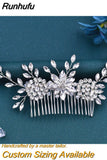 HP42 Pearls Woman Comb Wedding Headwear for Party Bride Hair Accessories Bridal Headpiece Bridesmaids Hair Clip