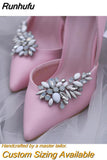 X19 Opal Diamond Shoe Buckle Rhinestones Women Decoration Buckle Shoe Shop Accessories 2023 High Heels Decorations