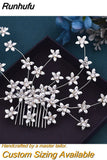 HP42 Pearls Woman Comb Wedding Headwear for Party Bride Hair Accessories Bridal Headpiece Bridesmaids Hair Clip