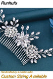 HP263 Bridal Hair Comb Handmade Rhinestone Bride Headpieces Women Hair Pins Party Wedding Hair Accessories Headwear