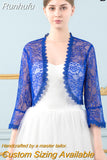 Bolero Women Wedding Accessories Mariage Bride Jacket 3/4 Flared Sleeves Chaquetas De Mujer Para Shawl Novia Cape Elegant