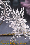 HP434 Bridal Headband Rhinestone Women Headwear Bride Crowns Tiaras Wedding Hair Accessories Pageant Party Headdress
