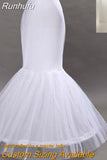 2023 Wholesale Mermaid Petticoat 1 Hoop Bone Elastic Wedding Dress Crinoline Bridal Petticoat Cheap Wedding Accessorie