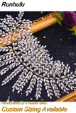 HP243 Full Rhinestone Headband for Women Bridal Headpiece Wide Hair Band Handmade Headwear Wedding Hair Accessories