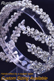 HP376 Fashion Bridal Hair Accessories Crystal Headpiece For Women Tiara Wedding Crown Eew Set Rhinestone Bride Headband