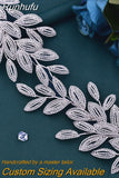 HP484 Bridal Tiara Leaf Shape Headband Wedding Hair Accessories Women Headdress Pageant Brides Headwear Hair Ornaments