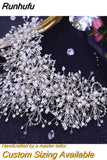HP399 Vintage Bridal Crown And Tiara Shining Crystal Wedding Headband Bridal Hair Accessories Luxury Wedding Jewelry