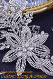 HP484 Bridal Tiara Leaf Shape Headband Wedding Hair Accessories Women Headdress Pageant Brides Headwear Hair Ornaments