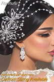 HP499 Crystal Flower Bridal Comb Rhinestone Wedding Hair Accessories Bride Tiara and Headdress Pageant Hair Jewelry