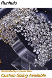 HP399 Vintage Bridal Crown And Tiara Shining Crystal Wedding Headband Bridal Hair Accessories Luxury Wedding Jewelry