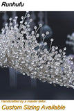 HP399 Vintage Bridal Crown And Tiara Shining Crystal Wedding Headband Bridal Hair Accessories Luxury Wedding Jewelry
