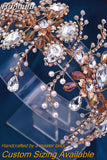 HP453 Trendy Bridal Headband Wedding Crown Hair Accessories Bride Hair Ornaments Crystal Headdress Prom Tiara for Women