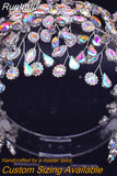 HP376 Fashion Bridal Hair Accessories Crystal Headpiece For Women Tiara Wedding Crown Eew Set Rhinestone Bride Headband